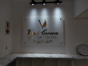 PERSPEX RAISED SIGN,SIGNAGE